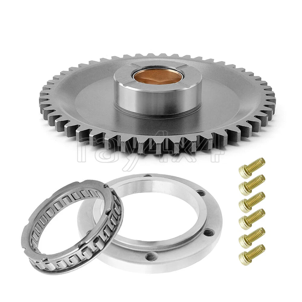 Starter Clutch Kit One Way Gear Bearing Gasket for Yamaha Rhino 700 (2008–2013)