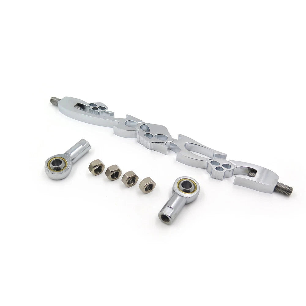 Chrome Skull Billet Shift Linkage for Harley Davidson Softail FXST (1990–2023)