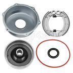 Rear Brake Drum Hub Shoes Cover Kit for Yamaha Grizzly 350 (2007–2014)