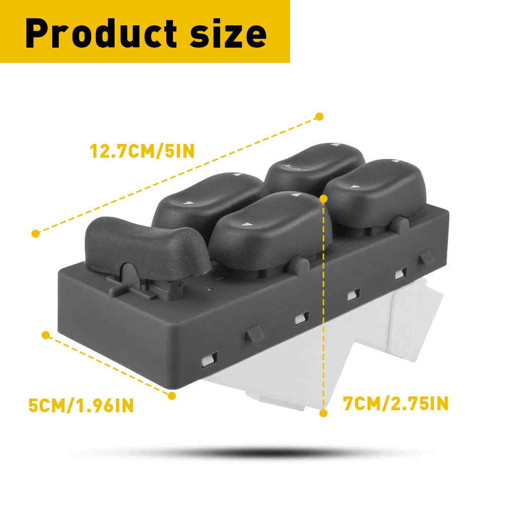 Power Window Switch for Ford F250 F350 F450 F550 (1999–2001)
