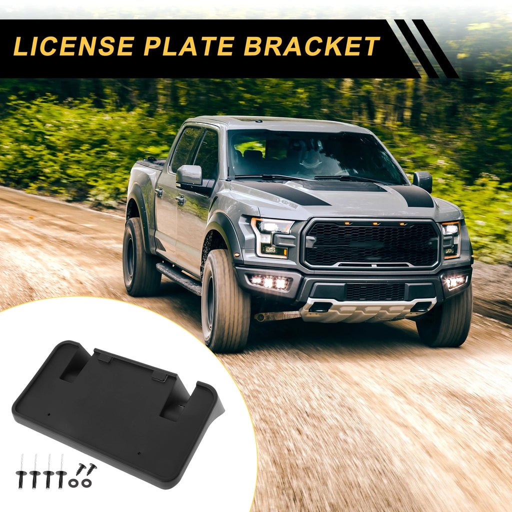 Set of 1 Front Bumper License Plate Bracket Holder for Ford F250 Super Duty (1999–2004)
