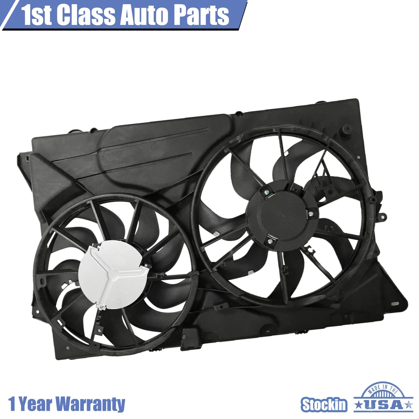 Radiator and Condenser Fan for Ford Explorer Lincoln MKT (2013–2015) DA8Z8C607A