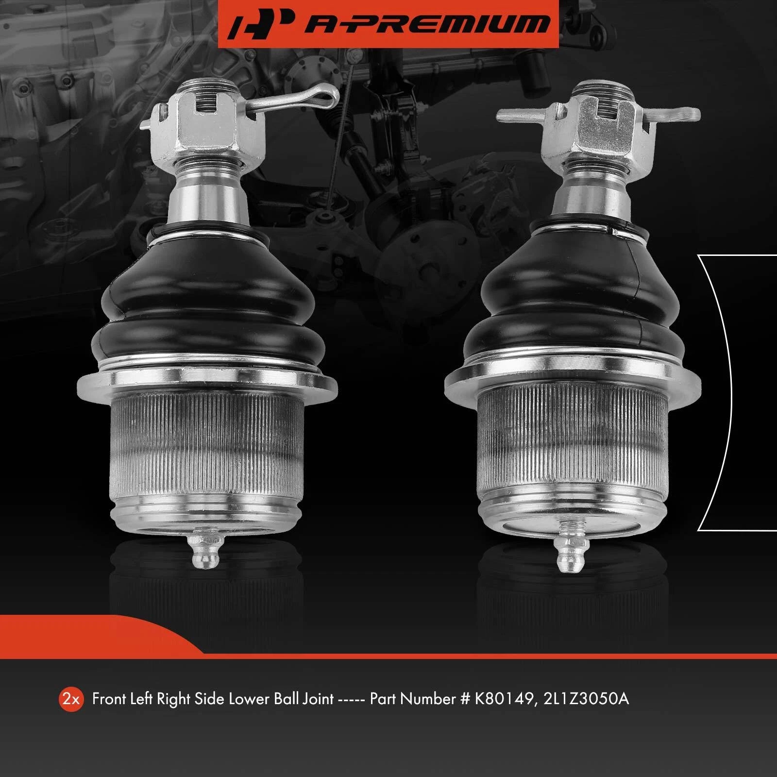 2X Front Lower Ball Joint Set for Ford F-150 (2004–2008) Expedition Lincoln