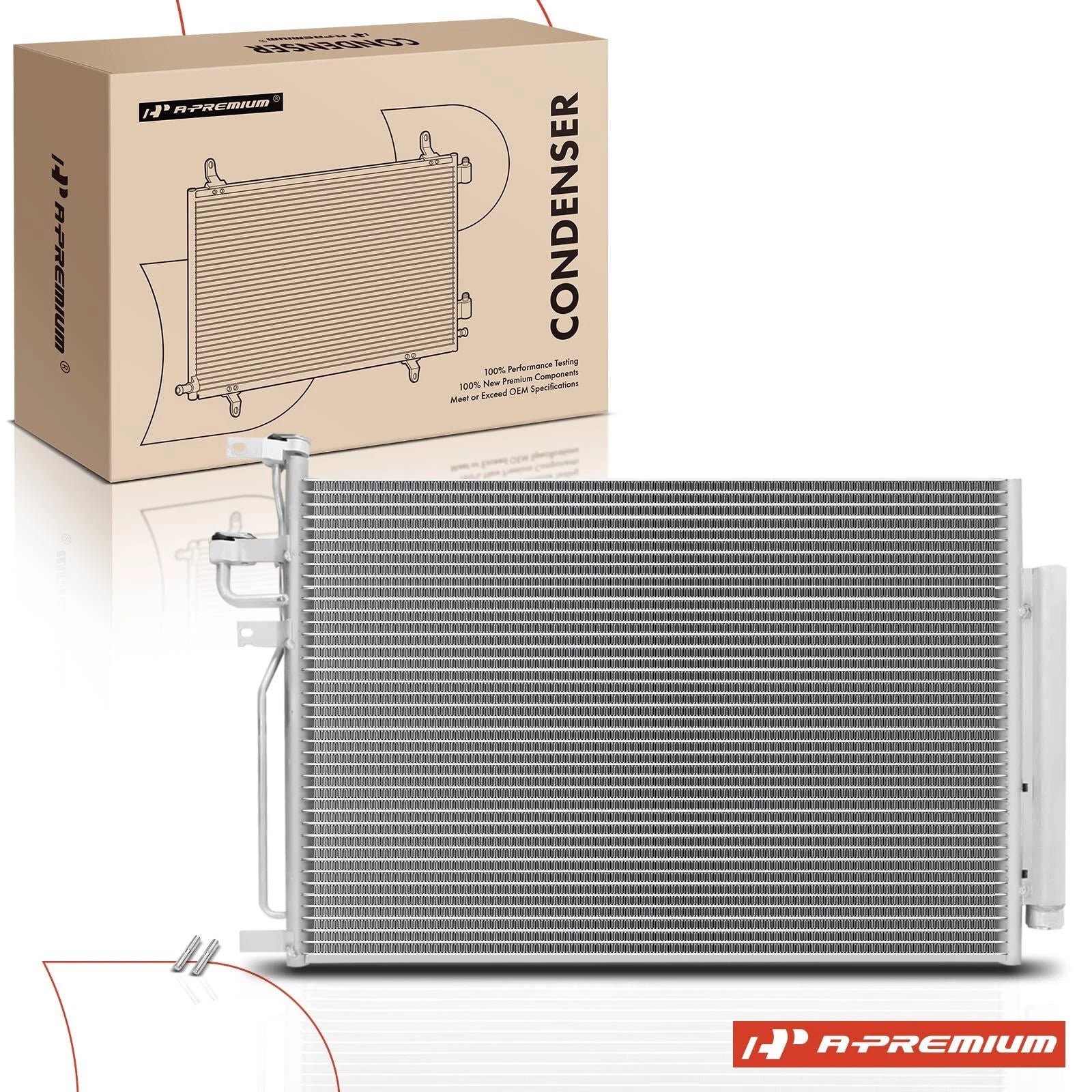 A/C Condenser with Receiver Drier & Bracket for Chevrolet Captiva Sport (2012–2015)