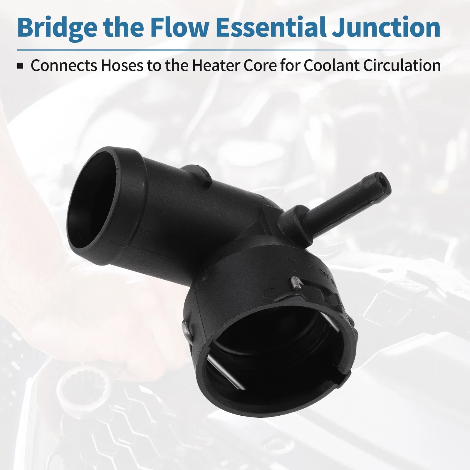 Engine Coolant Hose Connector for Volkswagen Atlas Cross Sport (2018–2023) 3QF122291