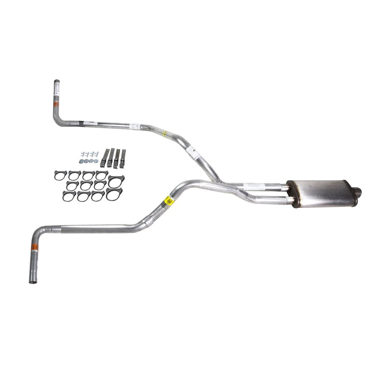 Dual Exhaust Stainless Muffler for Silverado 1999-2006 Side Exit