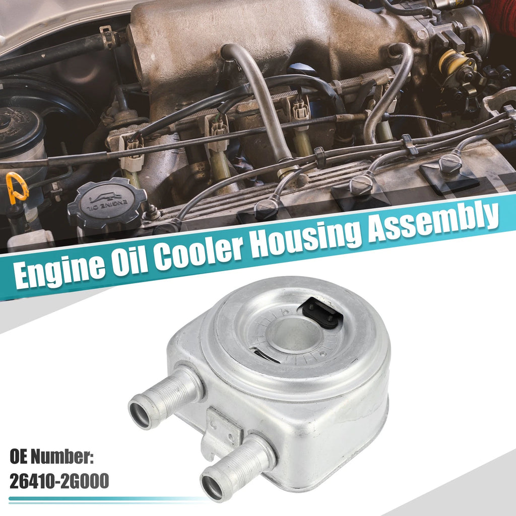 Engine Oil Cooler with Gasket & Sensor for Hyundai Sonata 