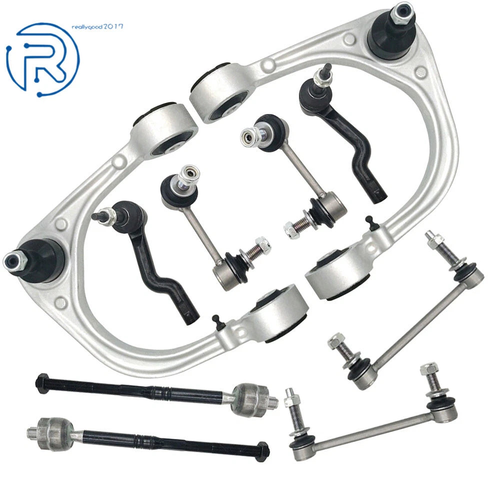 10X Front Upper Control Arm Ball Joint Tie Rod Ends for Cadillac CTS (2008–2014)