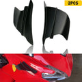 Winglets Air Deflector Wing Kit for Honda Motorcycle (Gloss Black, ABS)