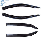 Set of 4 Window Visor Rain Guards for Toyota Corolla (2003–2008) Smoke