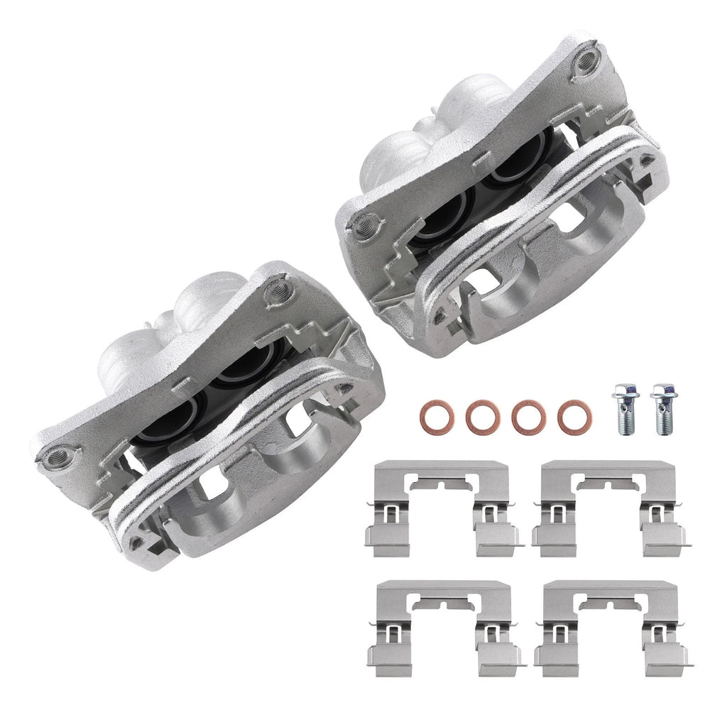Set of 2 Front LH RH Brake Calipers for Subaru WRX XV Crosstrek (2013–2015) 19-P2682B