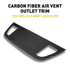 Carbon Fiber Dashboard Speaker Trim Panel for BMW E90 3 Series (2005–2012)