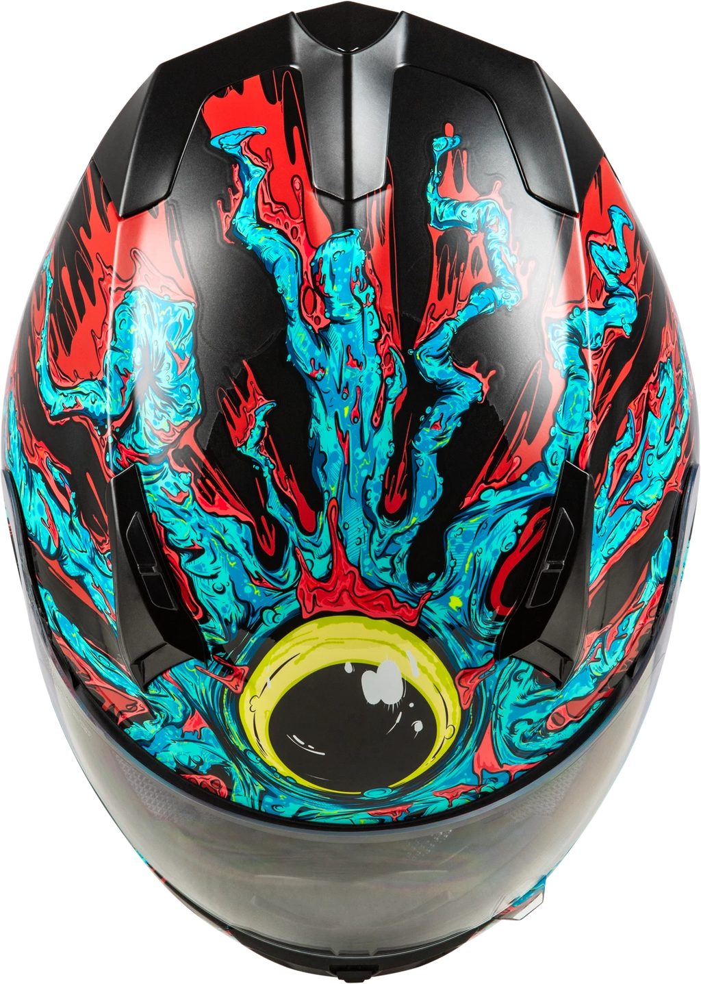 Fly Racing Revolt Space Creep Full-Face Helmet for Street Bike (X-Small)