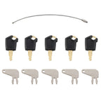 Ignition Key Set for Cat Dozers & Padlocks (5P8500, 8H-5306)