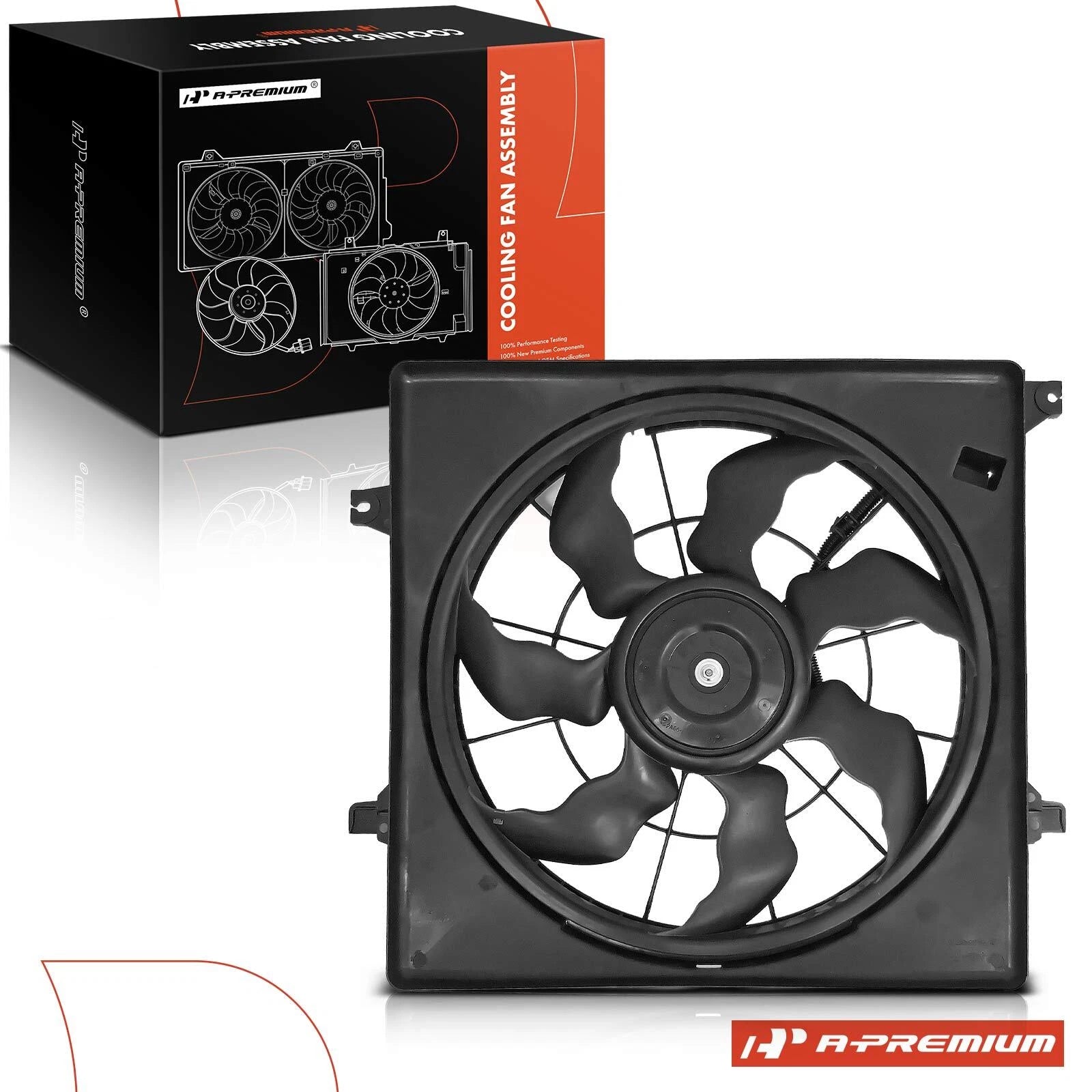 Cooling Fan Assembly with Shroud for Kia Sorento (2016–2018)