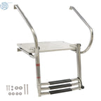 3-Step Stainless Steel Ship Ladder with Platform