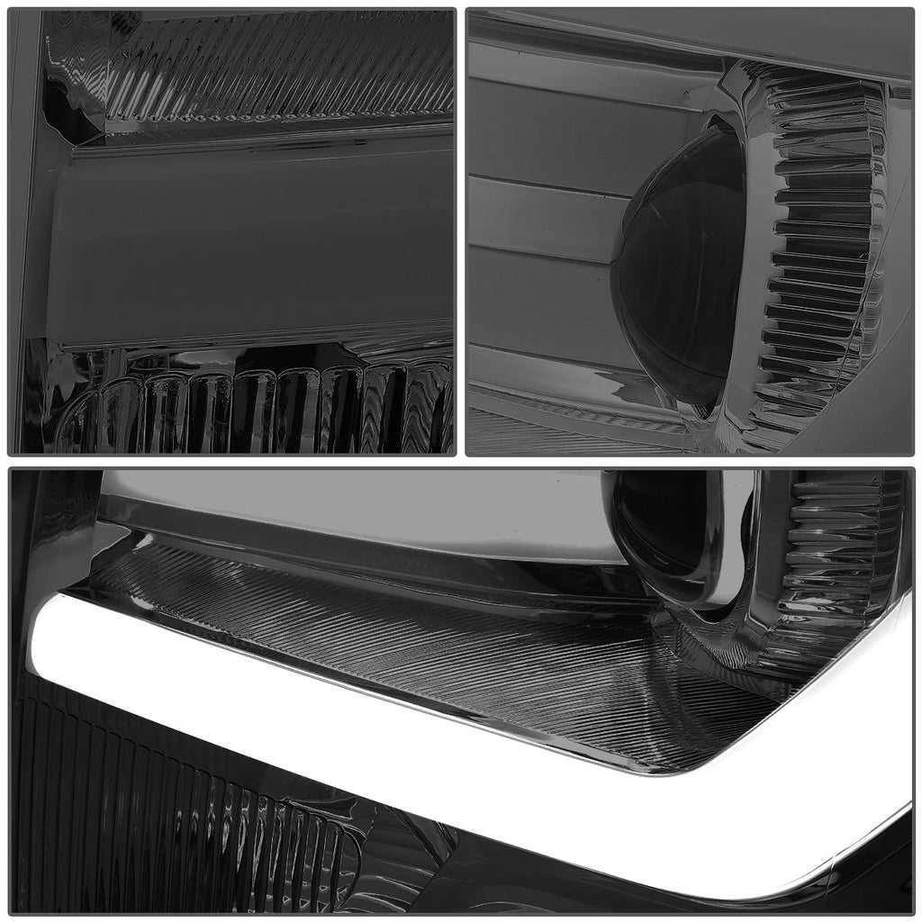 3D LED DRL Tube Bar Projector Headlight for Ford F150 (2009–2014)
