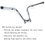 Bootlegger Handlebar Cut Out for Yamaha TX650 XS650 (1970–1983)