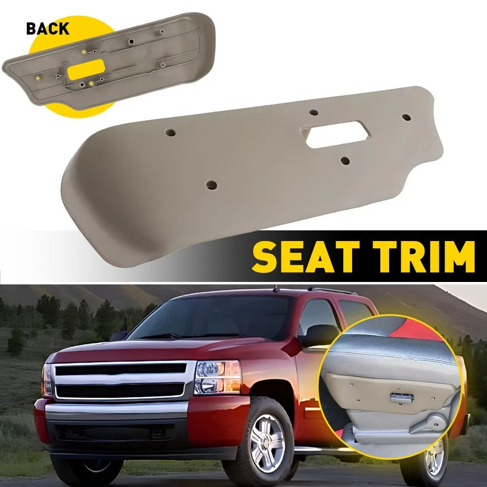 Front Left Seat Switch Bezel Tan for Chevrolet Silverado GMC Yukon (2007–2014) 88941676 EXV