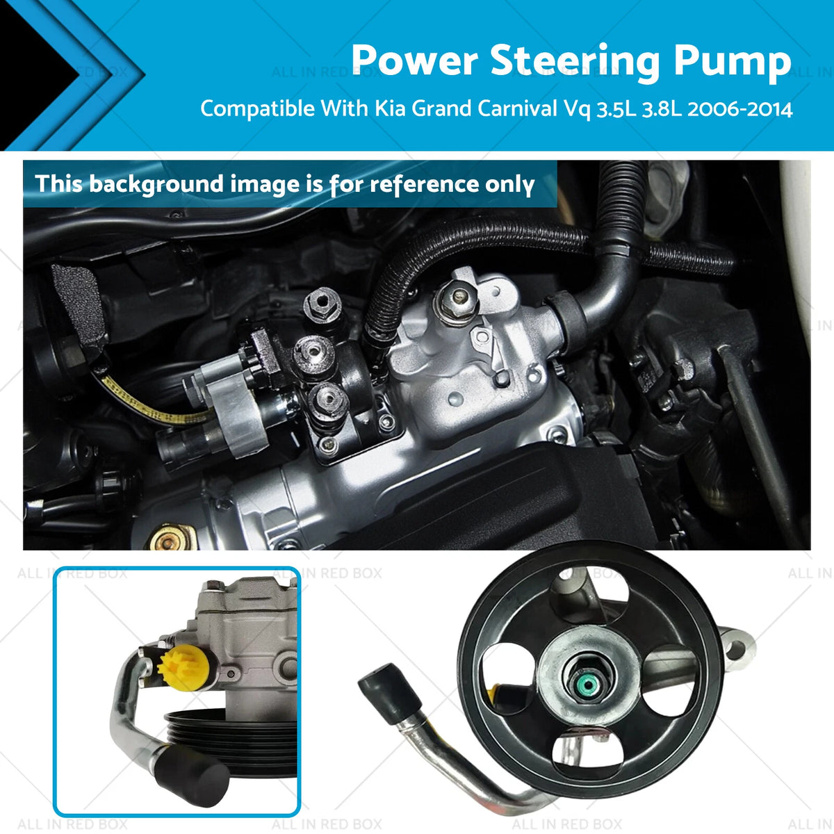 Power Steering Pump for Kia Grand Carnival VQ 3.5L 3.8L (2006–2014)