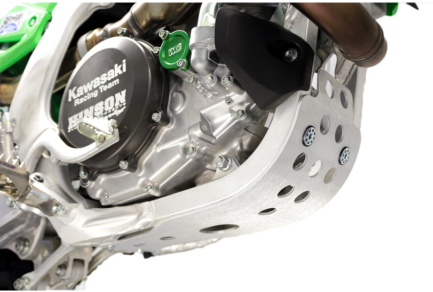 Front Skid Plate for Kawasaki KX450F (2024–2025) Aluminum Guard