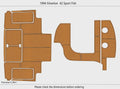 EVA Pads for Silverton 42 Sport Fish (1994) - Teak Deck Floor