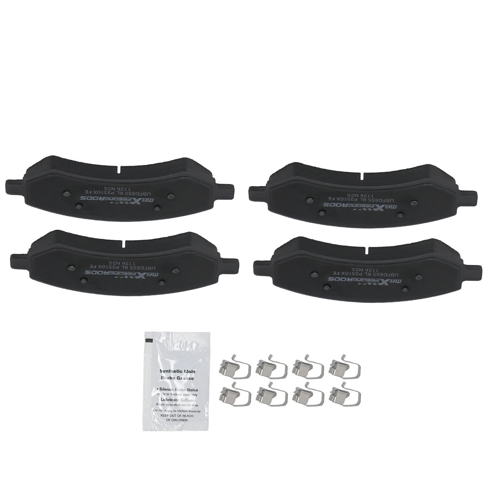 Set of 4 Front Brake Pads Kit for Dodge Dakota Durango Ram 1500 (2005–2010) D1084