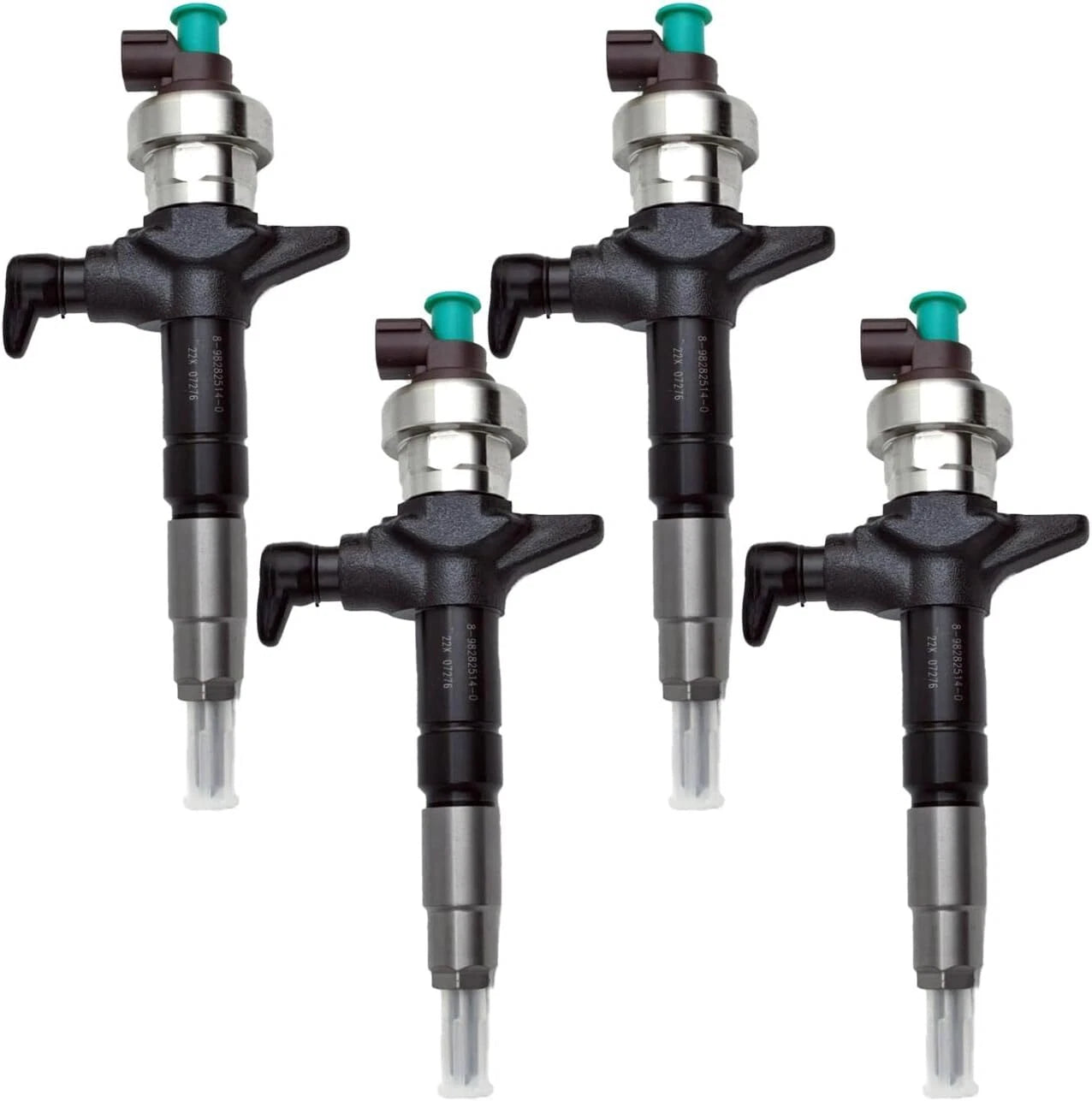 Set of 4 Fuel Injectors 8-98282514-0 295050-2160 for Isuzu 4JJ1 (2000–2023)