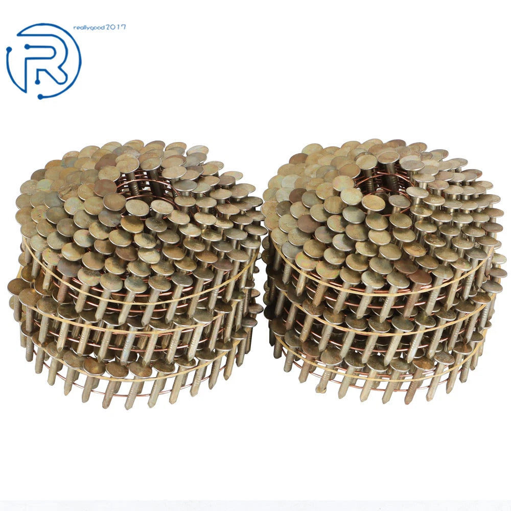 Set of 3600 Roofing Nails 3/4" Smooth Galvanized Shank 15 Degree