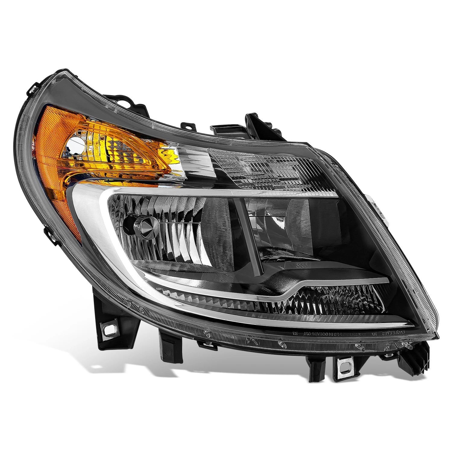 OE Style Chrome Amber Headlights for Ram ProMaster 1500-3500 (2014–2022)