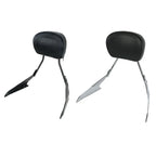 Black/Chrome Sissy Bar Backrest Pad for Suzuki Boulevard M109RZ (2006 - 2023)