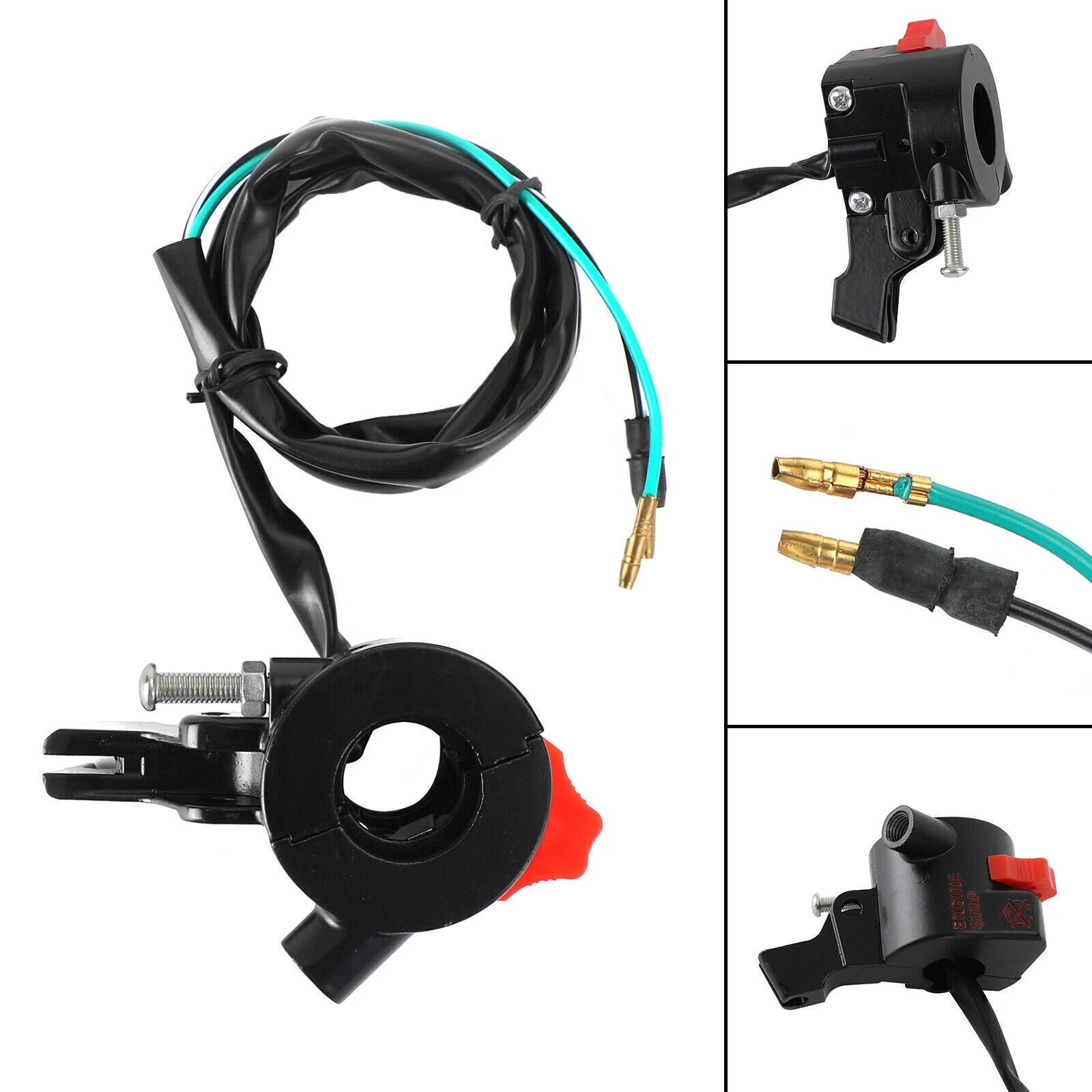 Kill Switch Starter Stop Switch 35130-GEL-D61 for Honda CRF 50F (2004–2021)