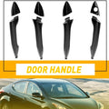 Set of 4 Exterior Door Handles for Hyundai Elantra (2011–2016) Black
