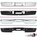 Chrome Rear Step Bumper Face Bar for Nissan Titan (2004–2020)