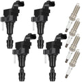 Set of 4 Ignition Coils & Spark Plugs for Chevrolet Cobalt (2007–2010)