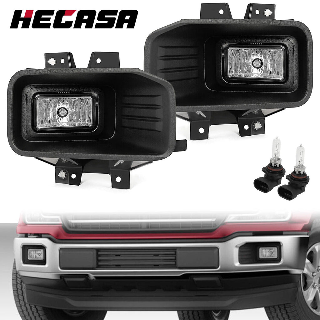 Set of 2 Halogen Fog Lights for Ford F150 (2018–2020) W/Bulbs
