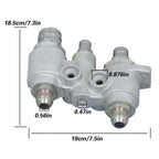 Hydraulic Coupler Manifold Block Assy for Bobcat (Compatible: 4BD4FH, 6678951)