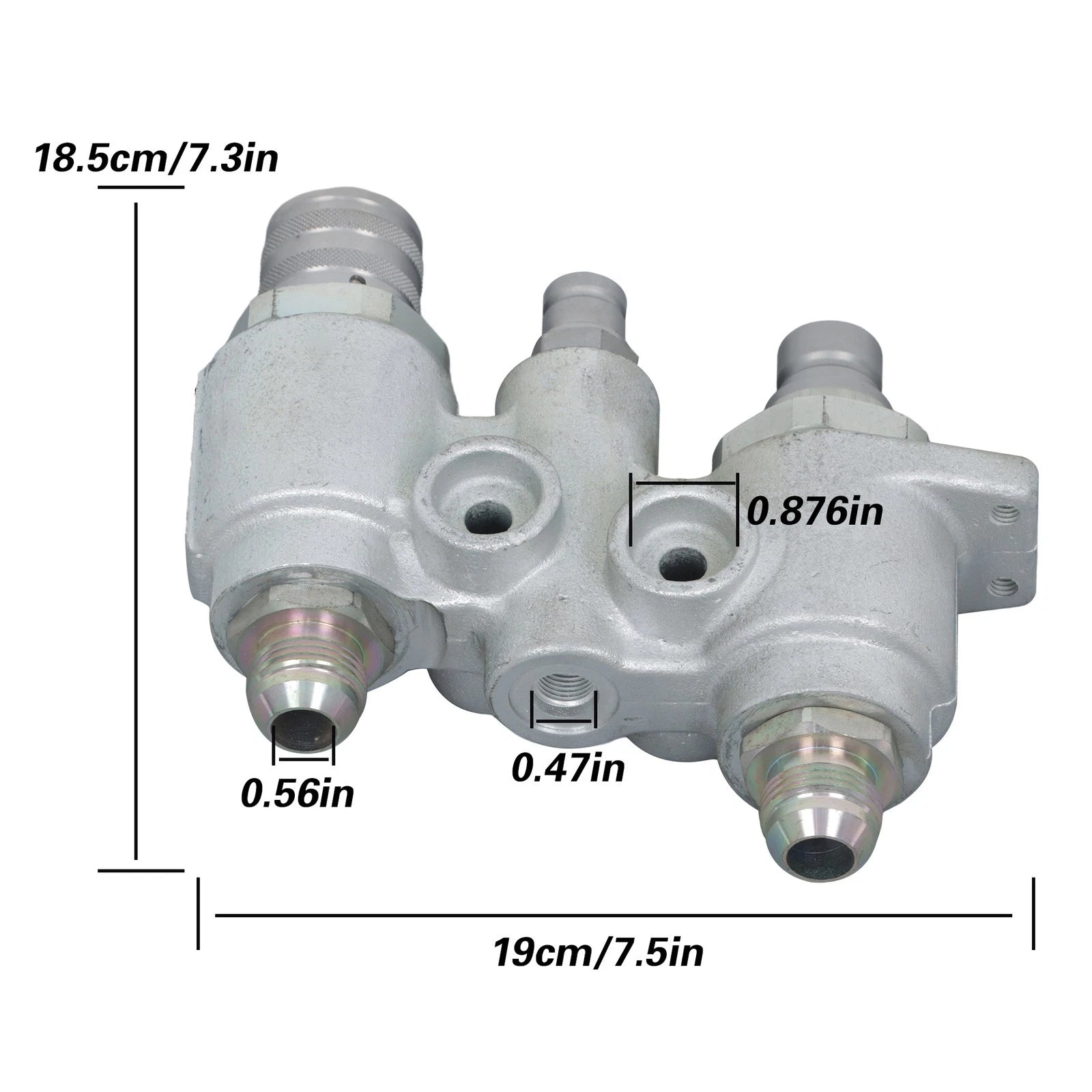Hydraulic Coupler Manifold Block Assy for Bobcat (Compatible: 4BD4FH, 6678951)
