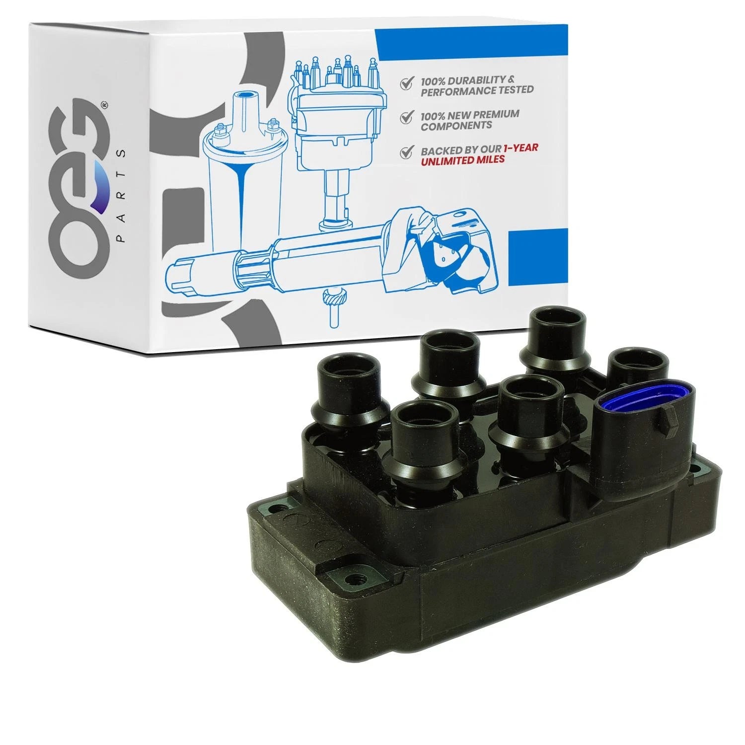 Ignition Coil for Ford Jaguar Mazda Mercury V6 (1989–2002)