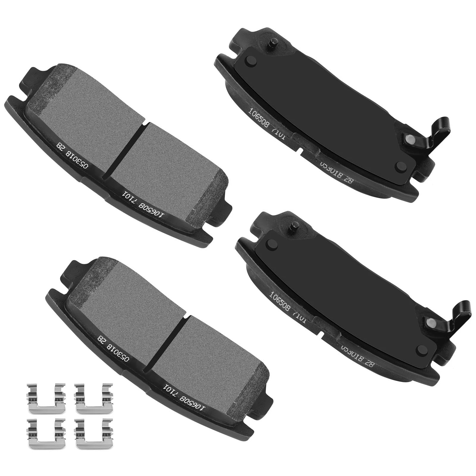 Front & Rear Drilled Rotors Brake Pads for Chevrolet Equinox (2010–2017)