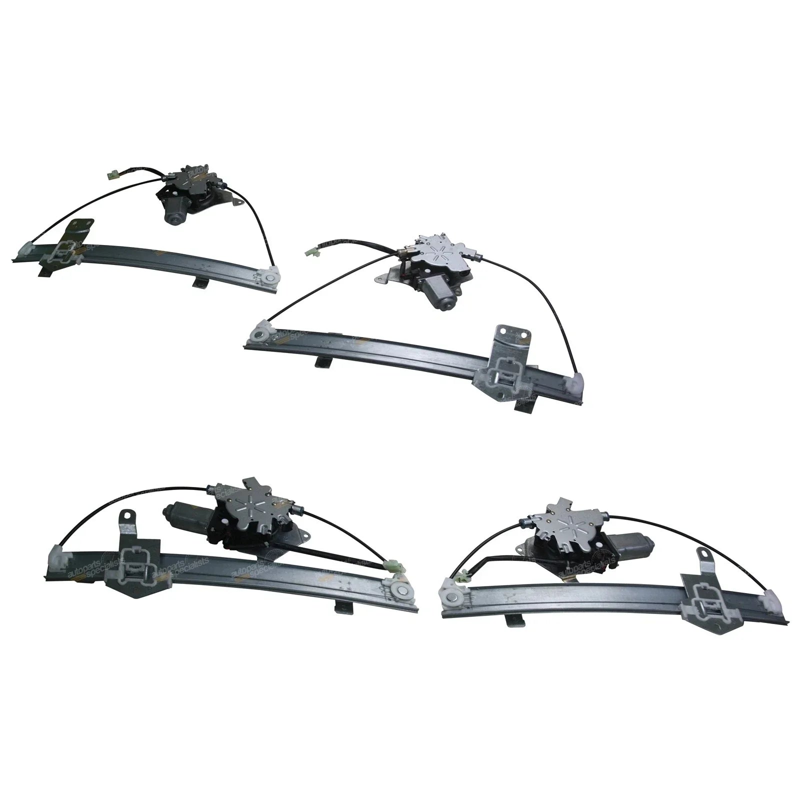 Front & Rear Electric Window Regulators + Motor for Ford Falcon (1988-2002)