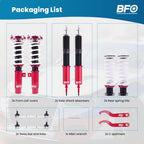 24 Way Damper Coilover Suspension Kit for BMW E92 E93 (2007–2013) RWD