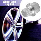 3/14PT Auto Anti Theft Wheel Lock Lug Nut Screw Removal Key for VW Audi 