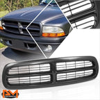 Bumper Grille Insert for Dodge Dakota Durango (1997–2004) Matte Black