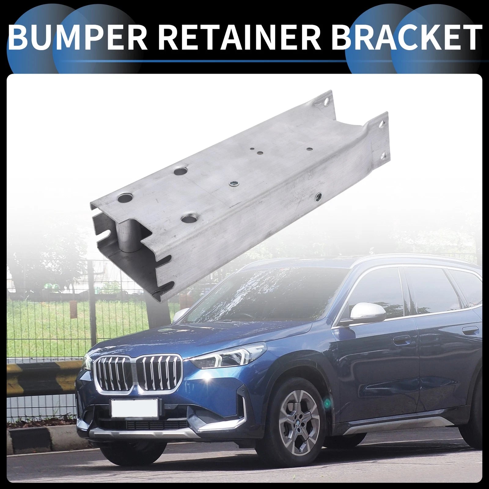 1 Pc Left Front Bumper Retainer Bracket No. 51647274659 for BMW X4 (2015–2018)