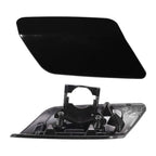 Front Right Headlight Washer Nozzle Cover Cap Black for BMW 328i (2011-2013)
