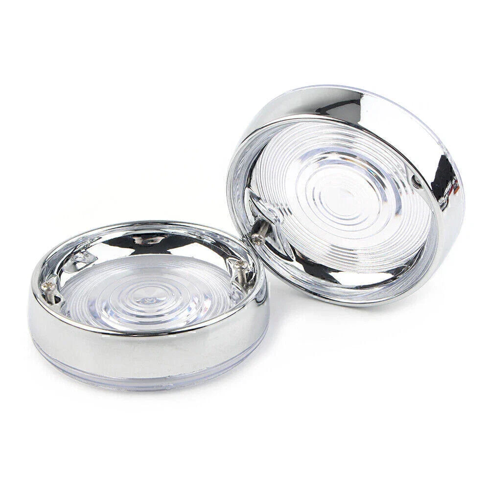 Clear Turn Signal Bezels Lens Covers for Harley Touring Road King (2009-2023)