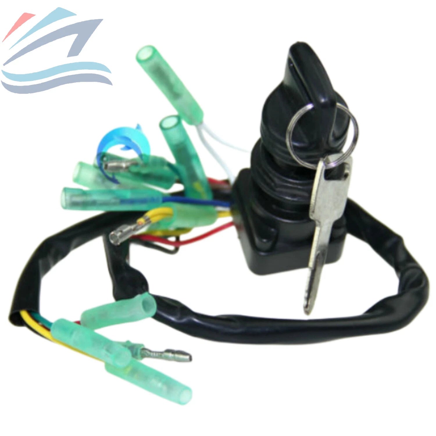 Control Box Ignition Switch Key for Yamaha 2-4 Str Outboard Motor (EM MP51040)