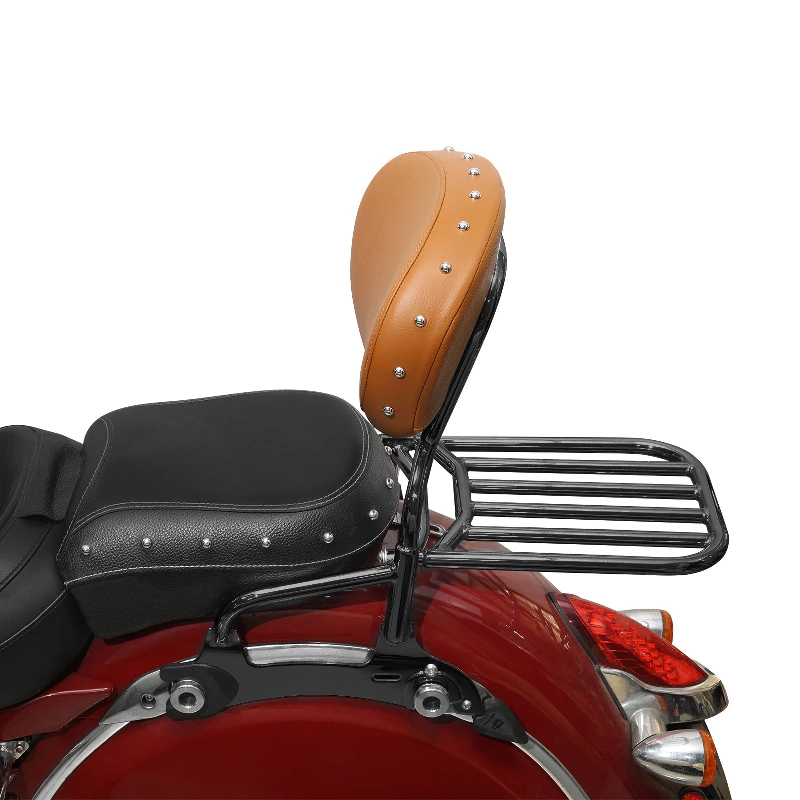 12" Rear Passenger Sissy Bar for Indian Chief Classic (2014–2018) Dark Horse (2016–2018)