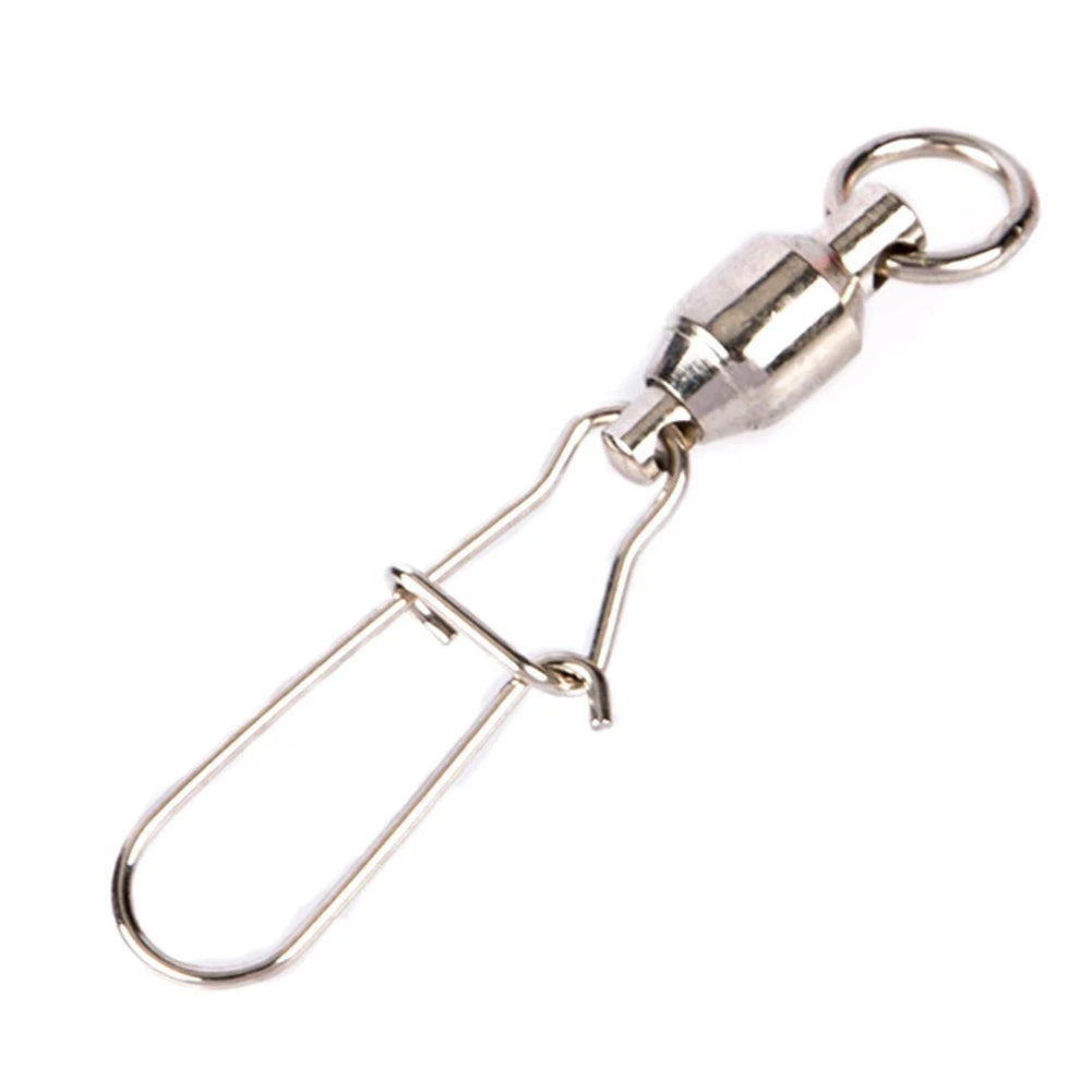 Fishing Swivel Snap Connectors 10 Pack for Various Fishing Needs